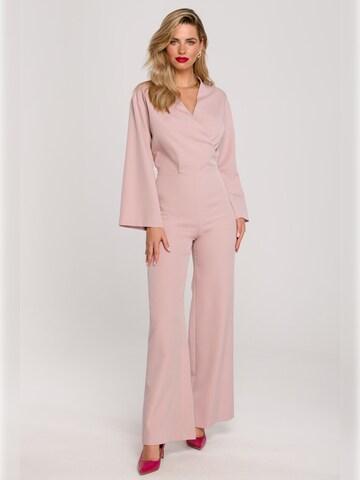 Makover Jumpsuit 'K147' in Pink: Vorderseite