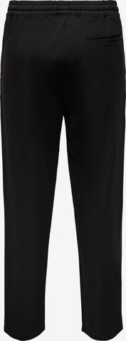 Only & Sons Regular Trousers 'SINUS' in Black