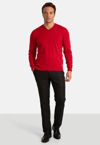 Sir Raymond Tailor Sweater 'Los Angeles' in Red