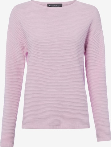 Pull-over Franco Callegari en rose : devant