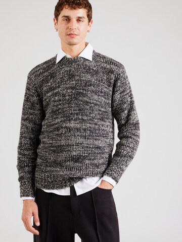 Pull-over 'SLHPepper' SELECTED HOMME en noir : devant
