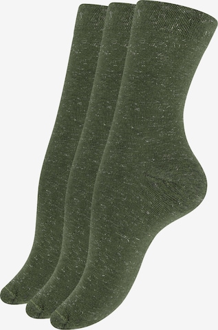 Calzino di Yenita in verde: frontale