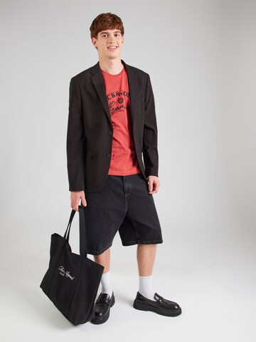 Jack & Jones Premium Μπλουζάκι 'JPRBLUROBAR' σε κόκκινο