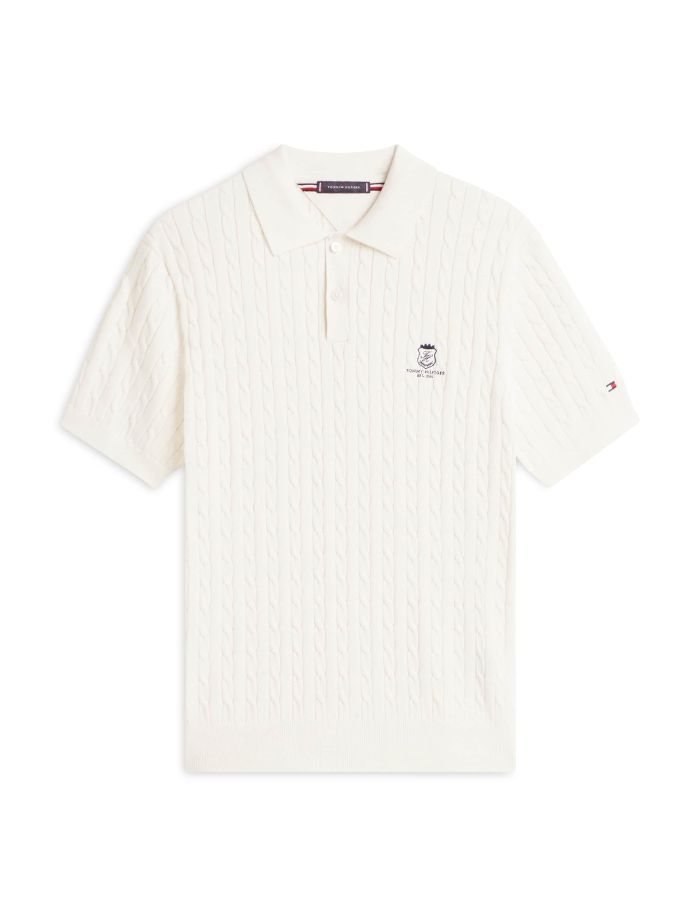 Pull-over TOMMY HILFIGER en beige : devant