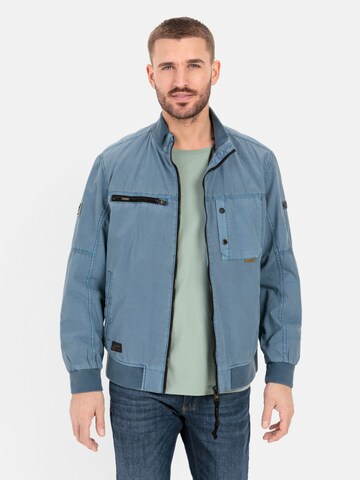 CAMEL ACTIVE Bomberjacke mit Stehkragen in Blau: Vorderseite