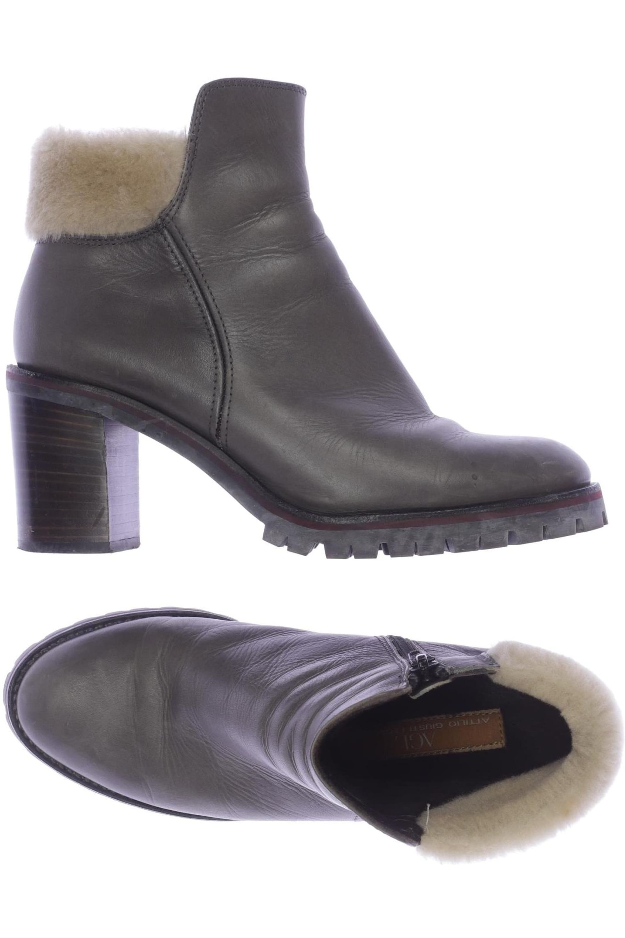 AGL Attilio Giusti Leombruni Dress Boots in 38,5 in Grey: front