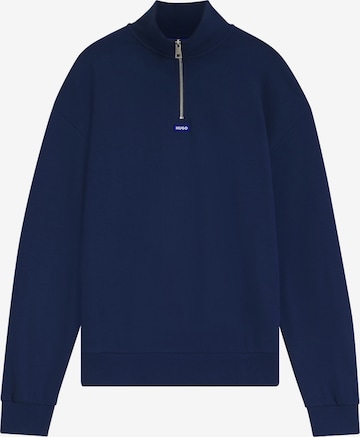 HUGO Sweatshirt 'Neeler' i blå: forside