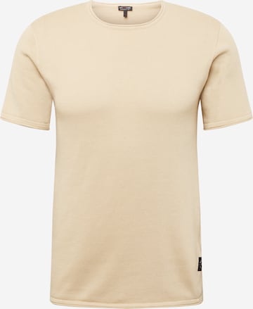 Key Largo T-Shirt 'LUKAKU' in Beige: predná strana