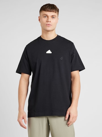 ADIDAS SPORTSWEAR Functioneel shirt 'BL SJ T Q1' in Zwart: voorkant