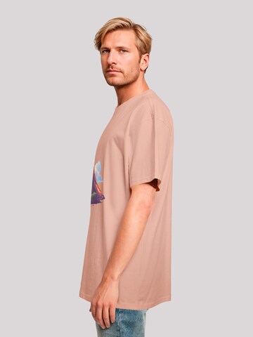 F4NT4STIC Shirt 'Vulkanausbruch' in Beige
