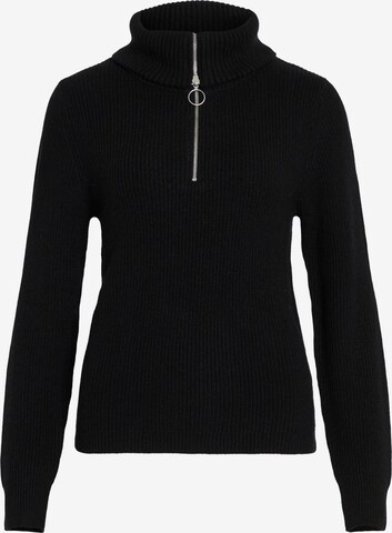 VILA Sweater 'RIL' in Black: front