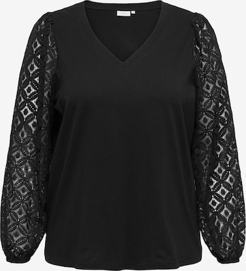 T-shirt 'CAREffie' ONLY Carmakoma en noir : devant