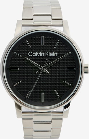 Calvin Klein Analoginen kello 'Linked' värissä hopea: etupuoli