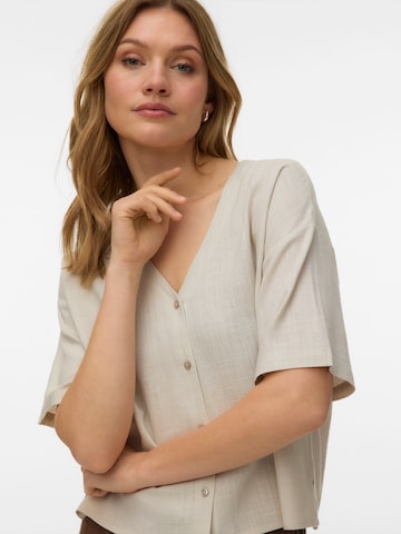 VERO MODA Bluse 'VMROSIE' in Beige: Vorderseite