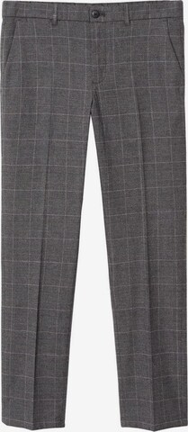 MANGO MAN Pleated Pants 'Brest' in Grey: front