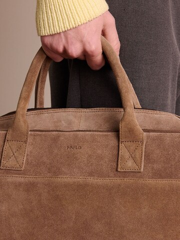 MANFIELD Laptoptas in Bruin