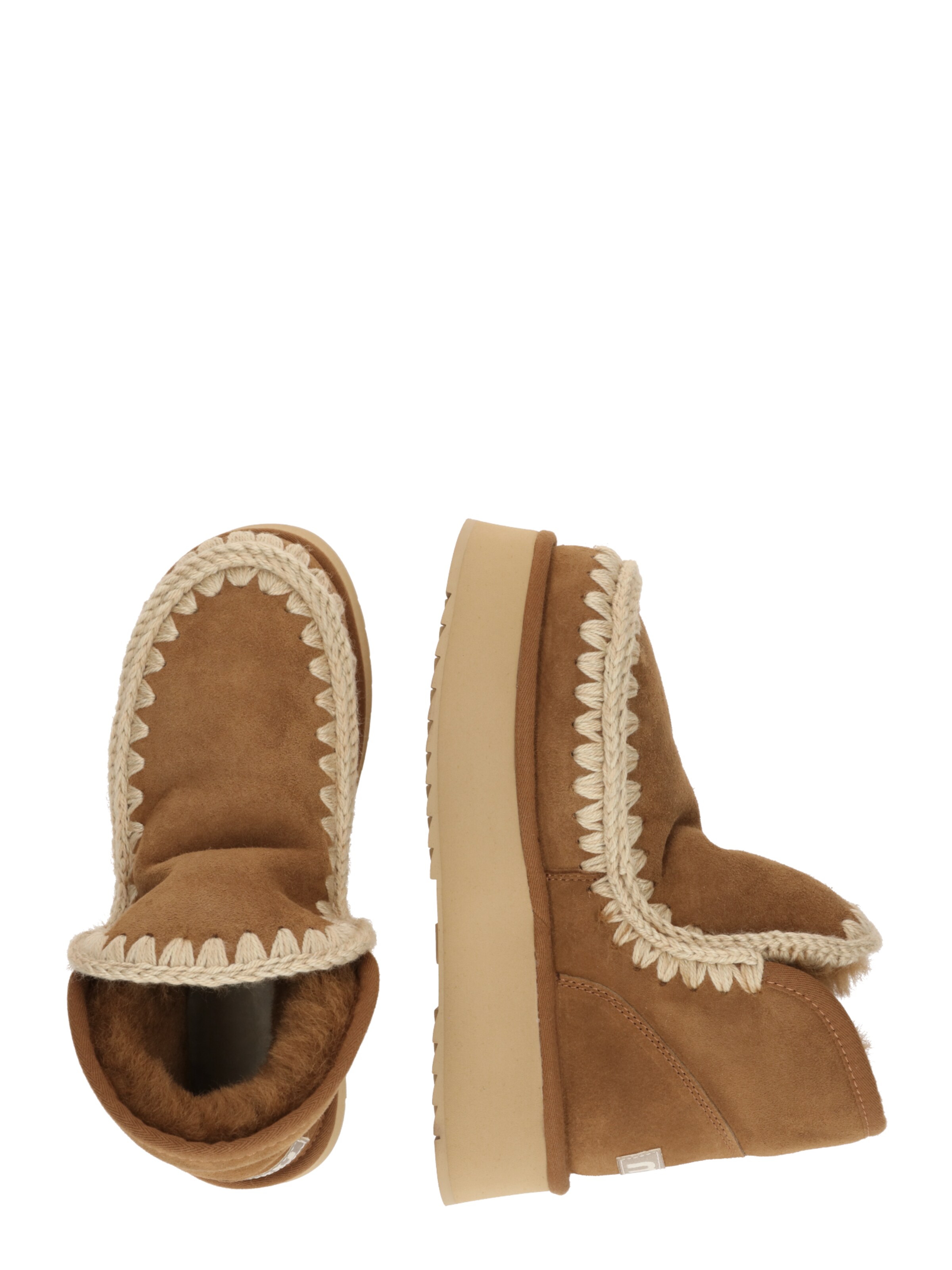MOU Ботинки 'Mini Eskimo' в Коричневый