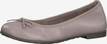 MARCO TOZZI Ballerina in Beige: voorkant