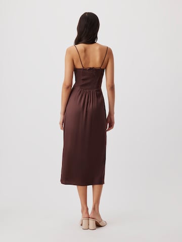 LeGer Premium Dress 'Camilla' in Brown