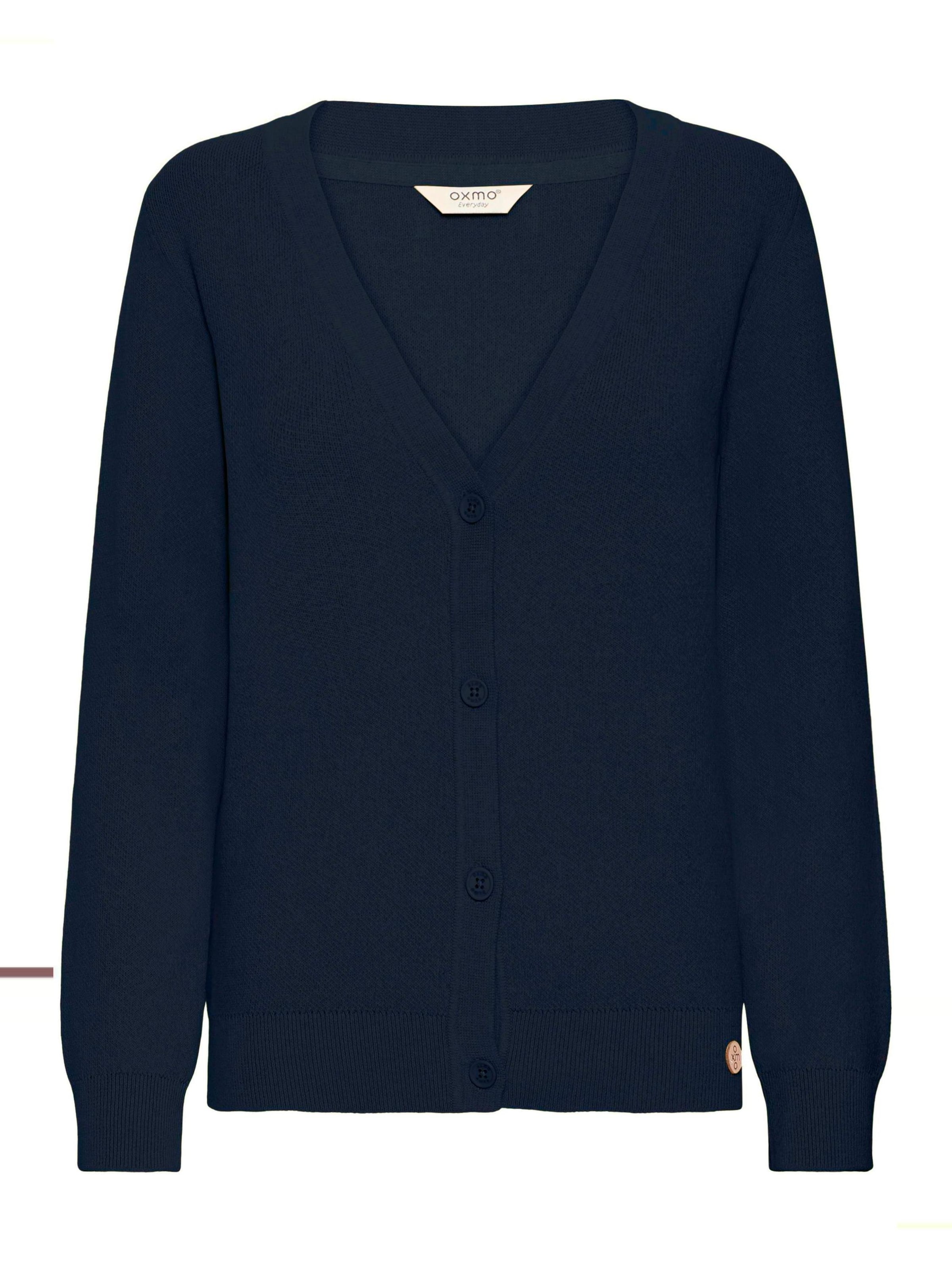 Oxmo - Casaco de malha 'Fiana' em azul: frente