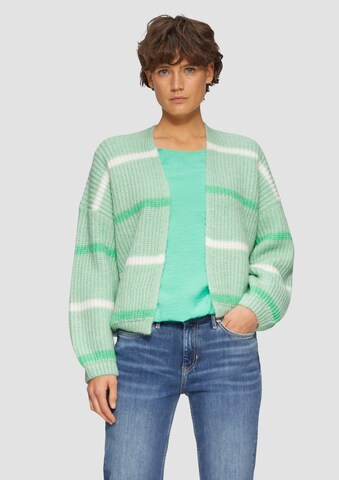 s.Oliver Strickjacke in Grün: Vorderseite