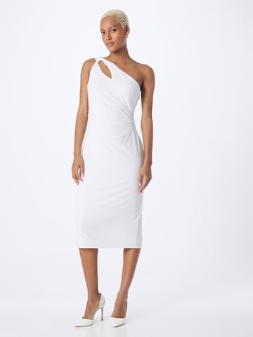 Lauren Ralph Lauren Kokteilové šaty 'ZIAZAN' - biela: predná strana
