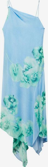 MANGO Letní šaty 'Philo' - pastelová modrá / zelená / bílá, Produkt