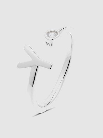 Bague 'Alphabet Y' Luxenter en argent : devant