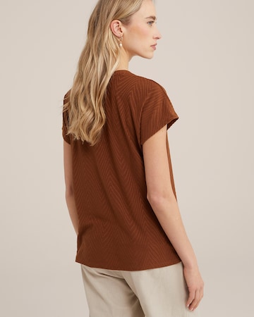 T-shirt WE Fashion en marron