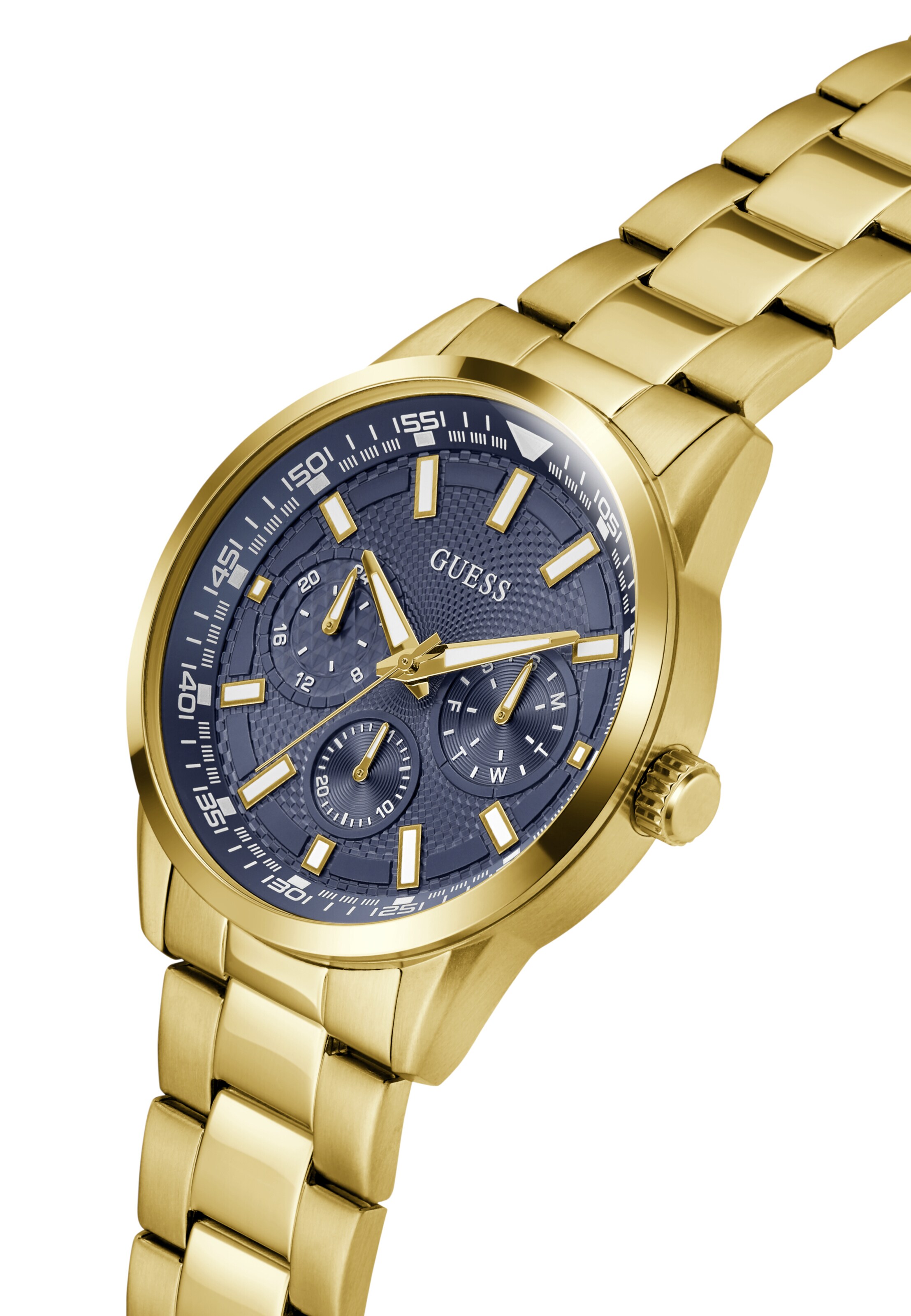 GUESS Analoguhr 'Trey' in Gold