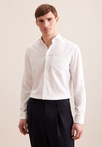 SEIDENSTICKER Regular fit Business shirt in White: front