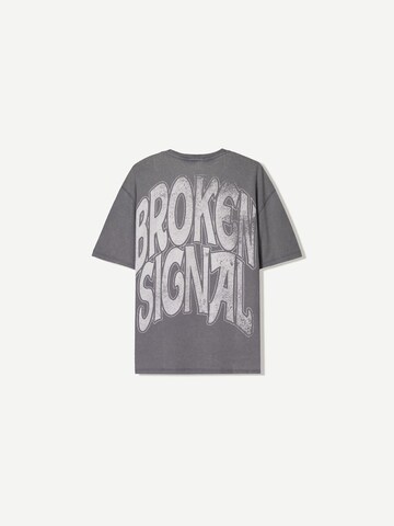 T-Shirt Bershka en gris