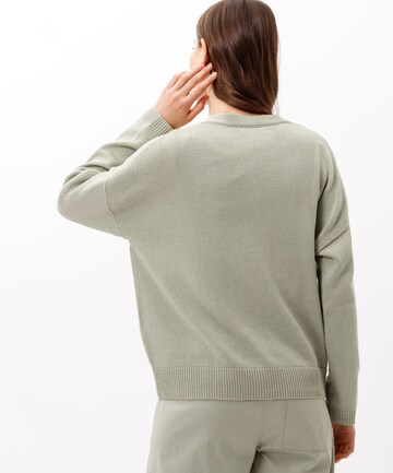 BRAX Knit Cardigan 'Alicia' in Green: back