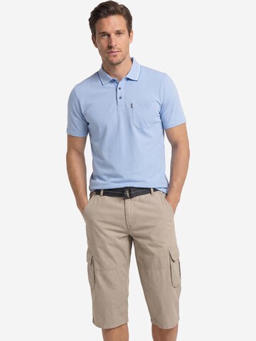 CASAMODA Regular Cargo Pants 'Cargo-Bermuda 3/4' in Beige