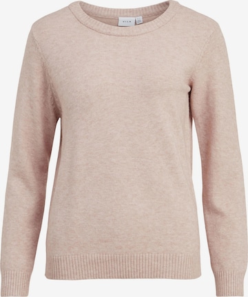 VILA Sweater 'Ril' in Beige: front