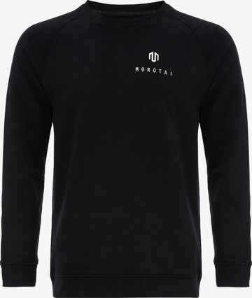 Sweat-shirt MOROTAI en noir : devant