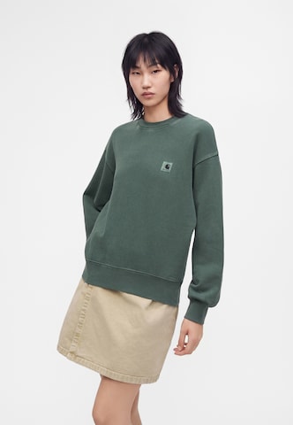 Carhartt WIP Sweatshirt 'Nelson' in Green