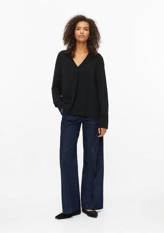 s.Oliver Blouse in Zwart: voorkant