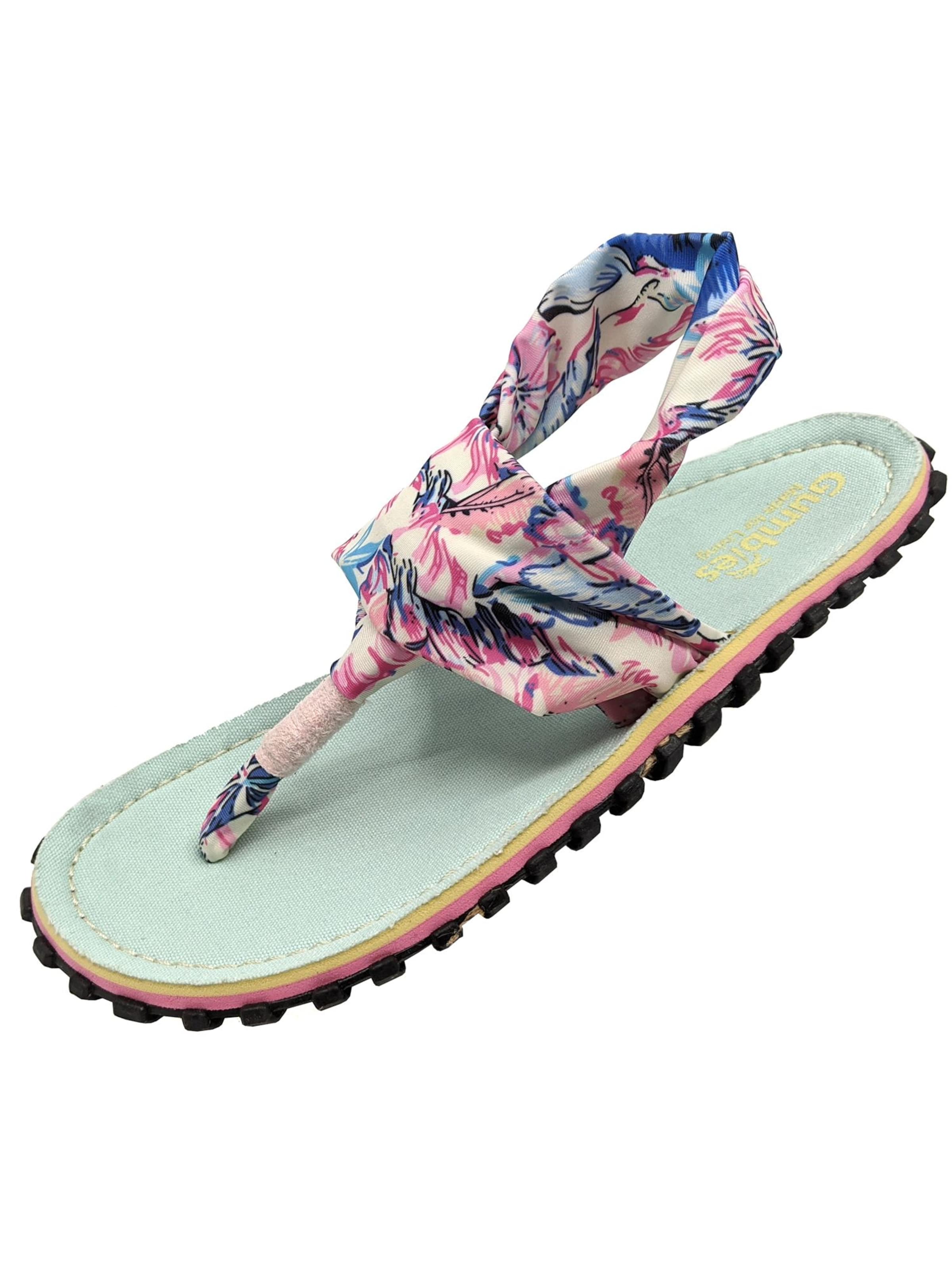 Gumbies T-Bar Sandals 'Gumbies Slingbacks' in Green: front