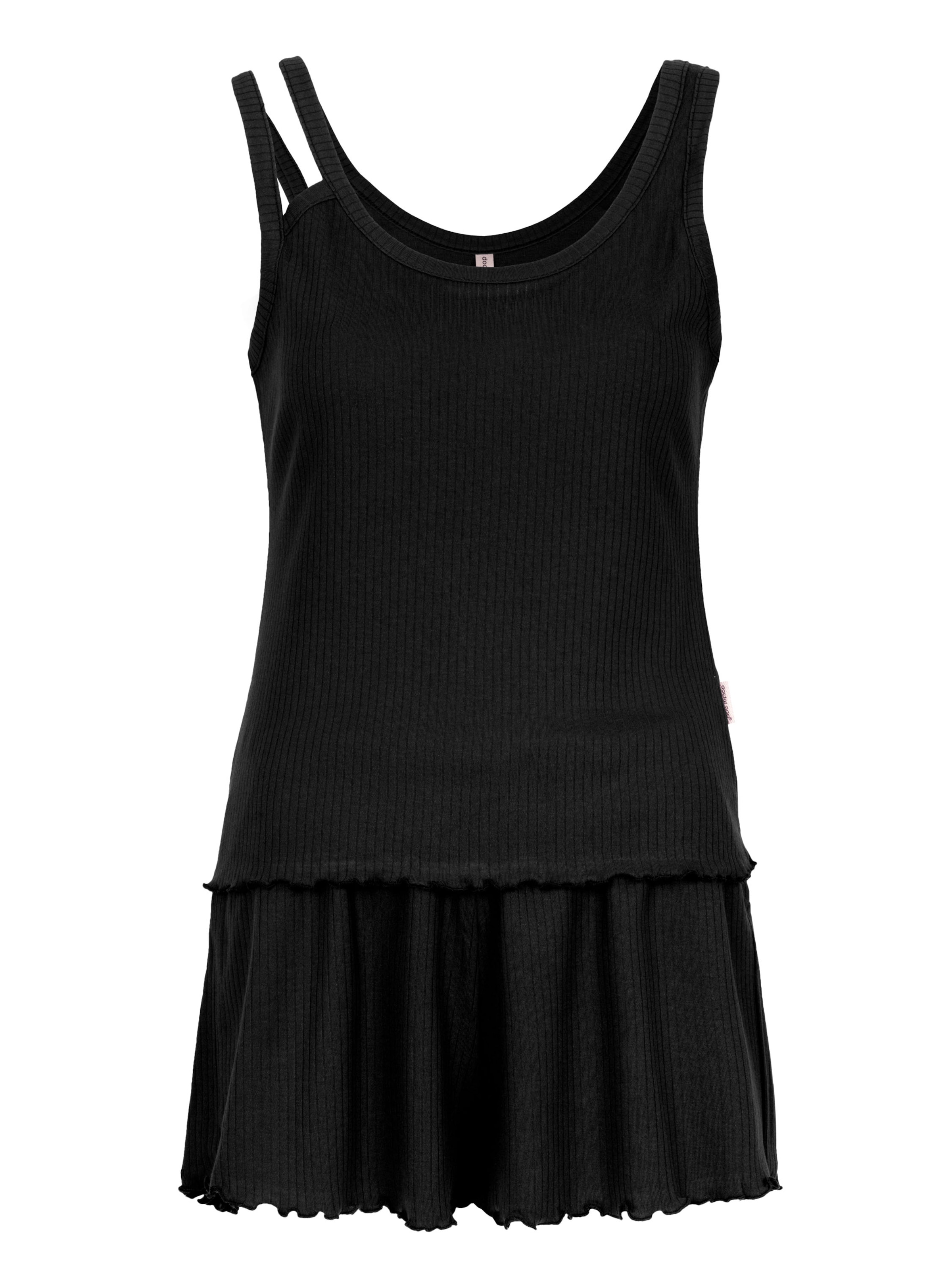 Doctor nap Pyjama 'Doctor Nap'‌‌‌‌‌‌‌‌‌ in Schwarz: Vorderseite