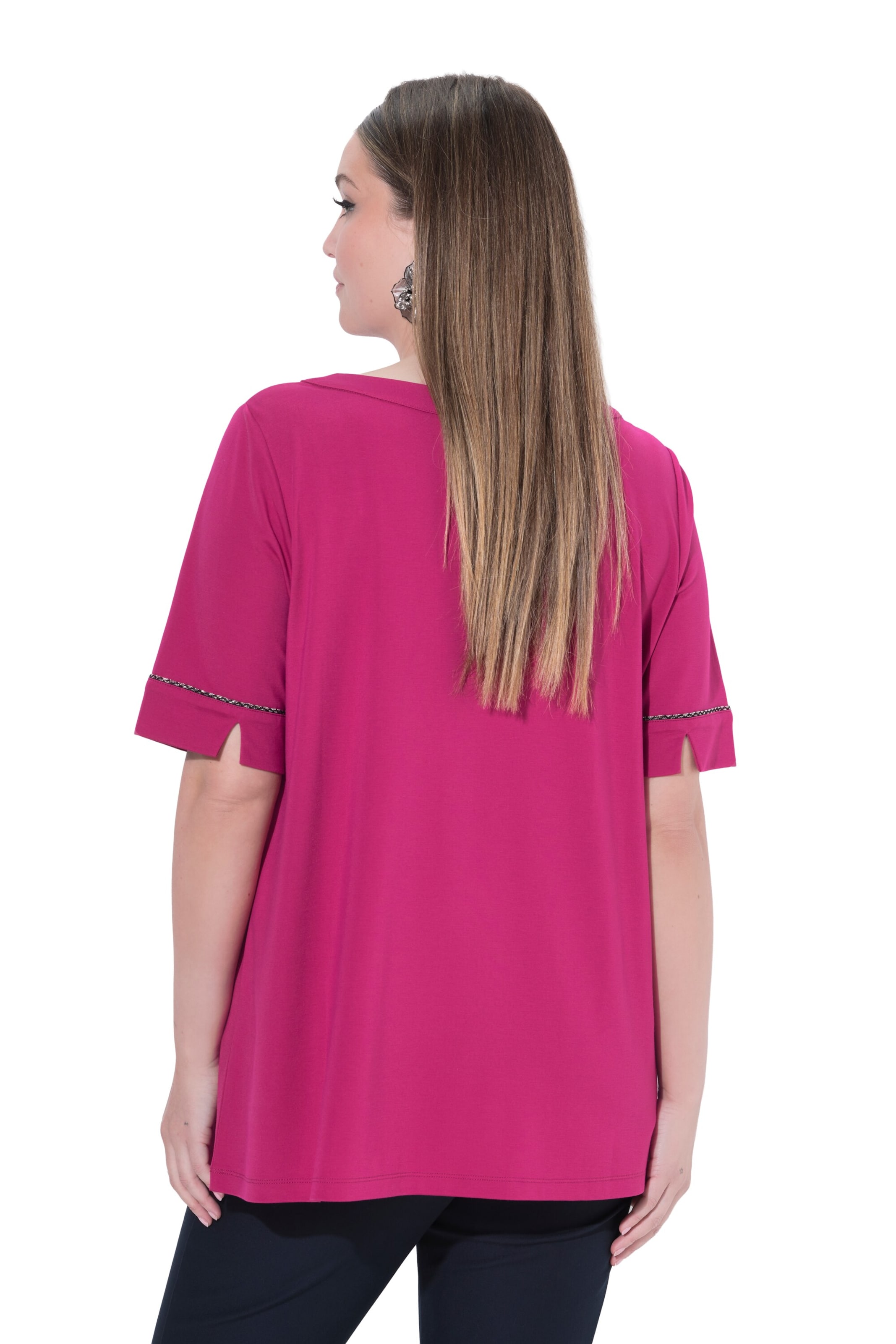 Ulla Popken T-Shirt in Pink