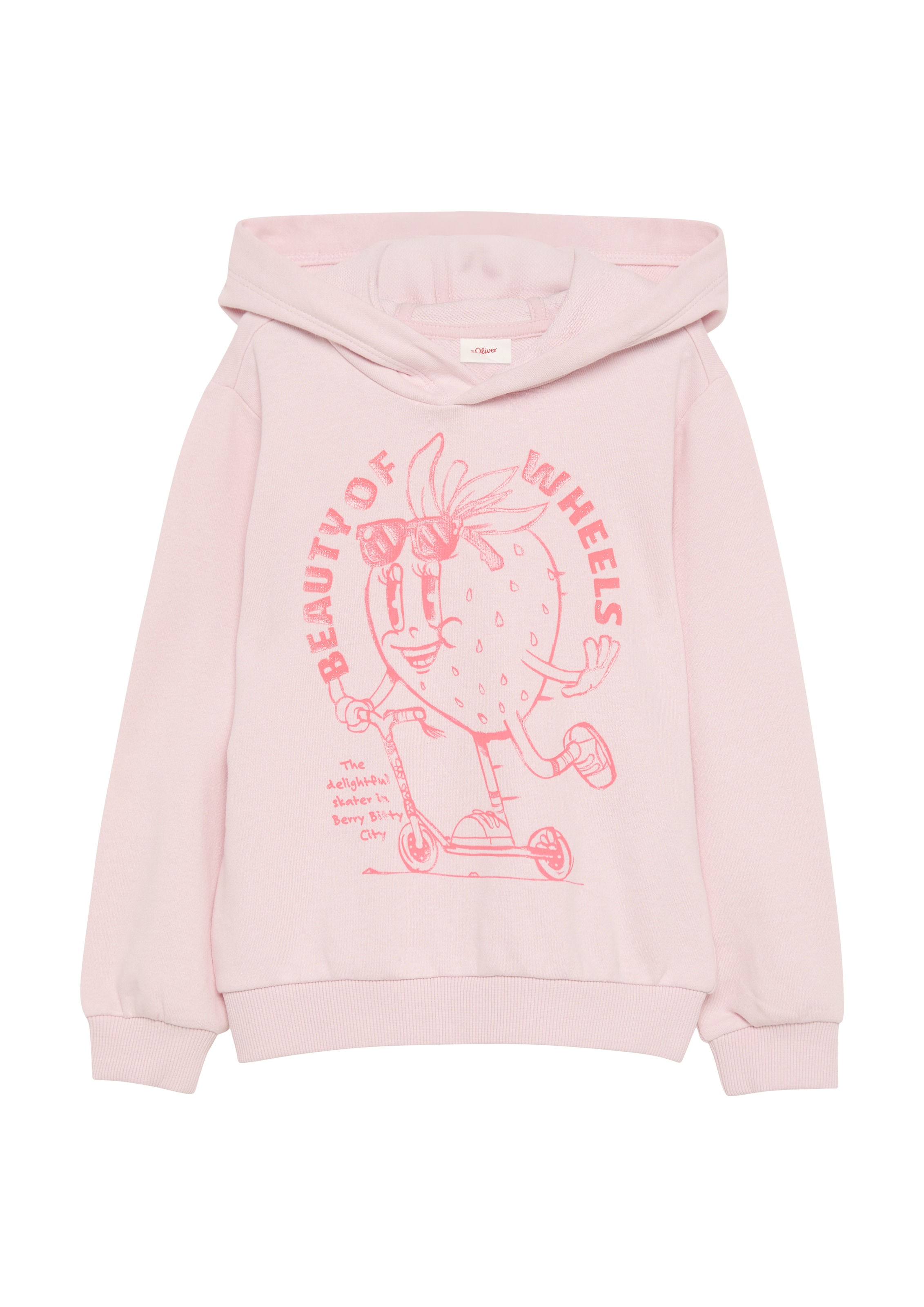 s.Oliver Sweatshirt in Pink: Vorderseite