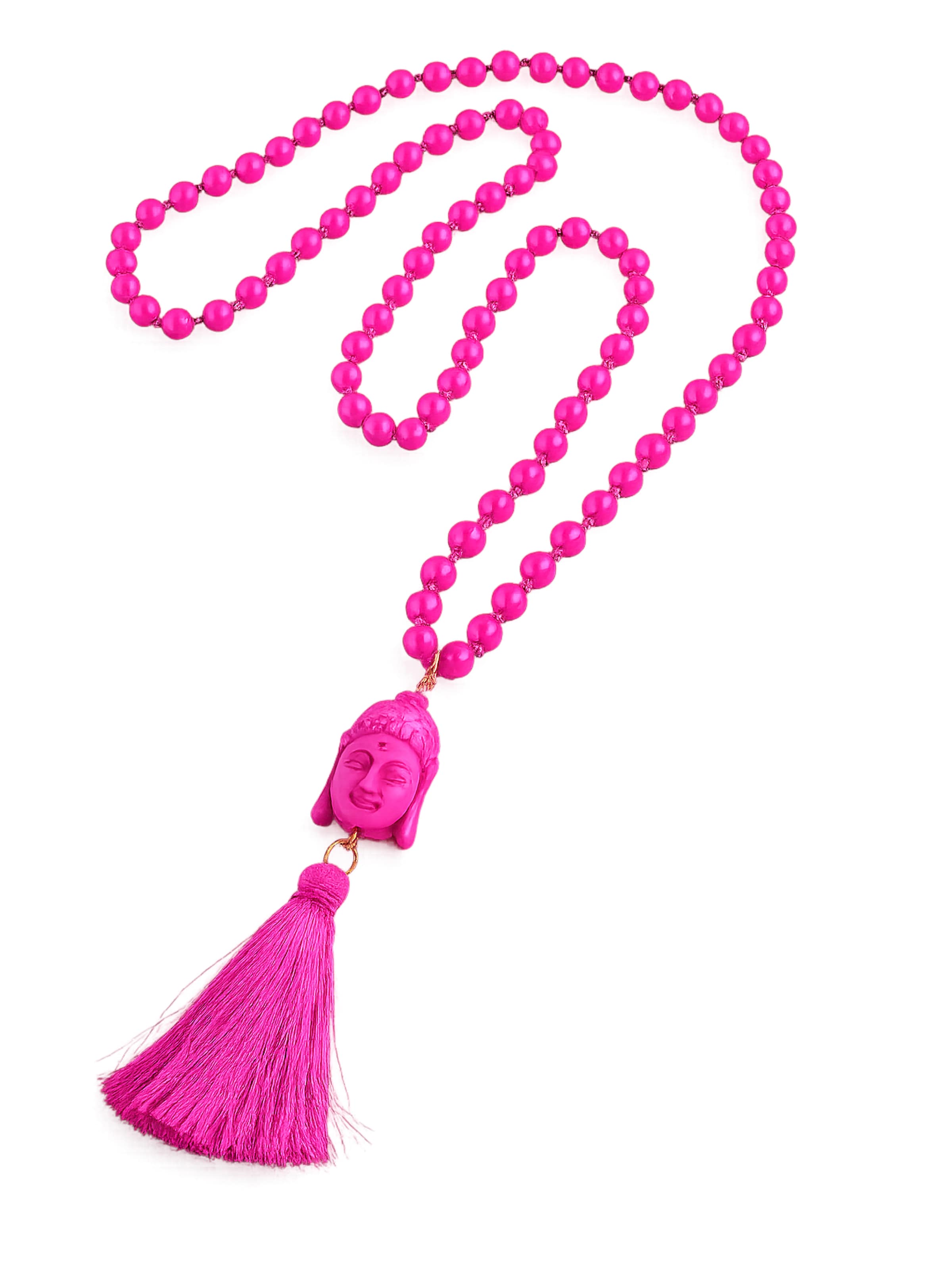 COLLEZIONE ALESSANDRO Necklace 'Nepal' in Pink: front
