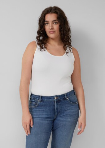 s.Oliver Shirt in Wit: voorkant