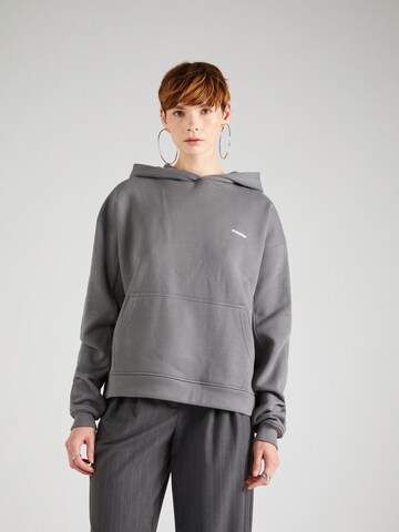 Misspap - Sweatshirt em cinzento: frente