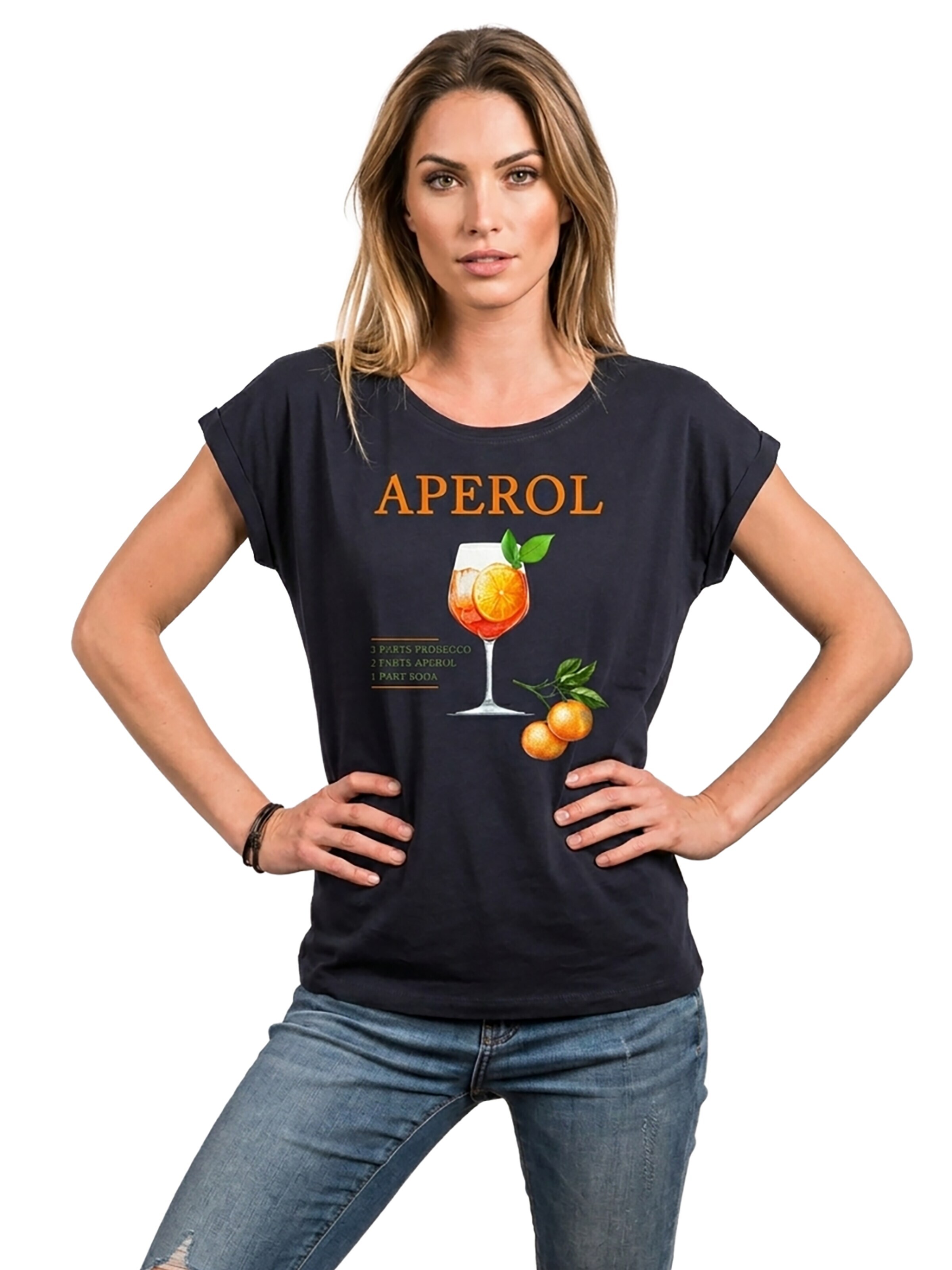 MAKAYA Shirt 'Aperoli' in Blue: front