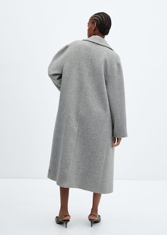 MANGO Between-Seasons Coat 'Gauguin' in Grey