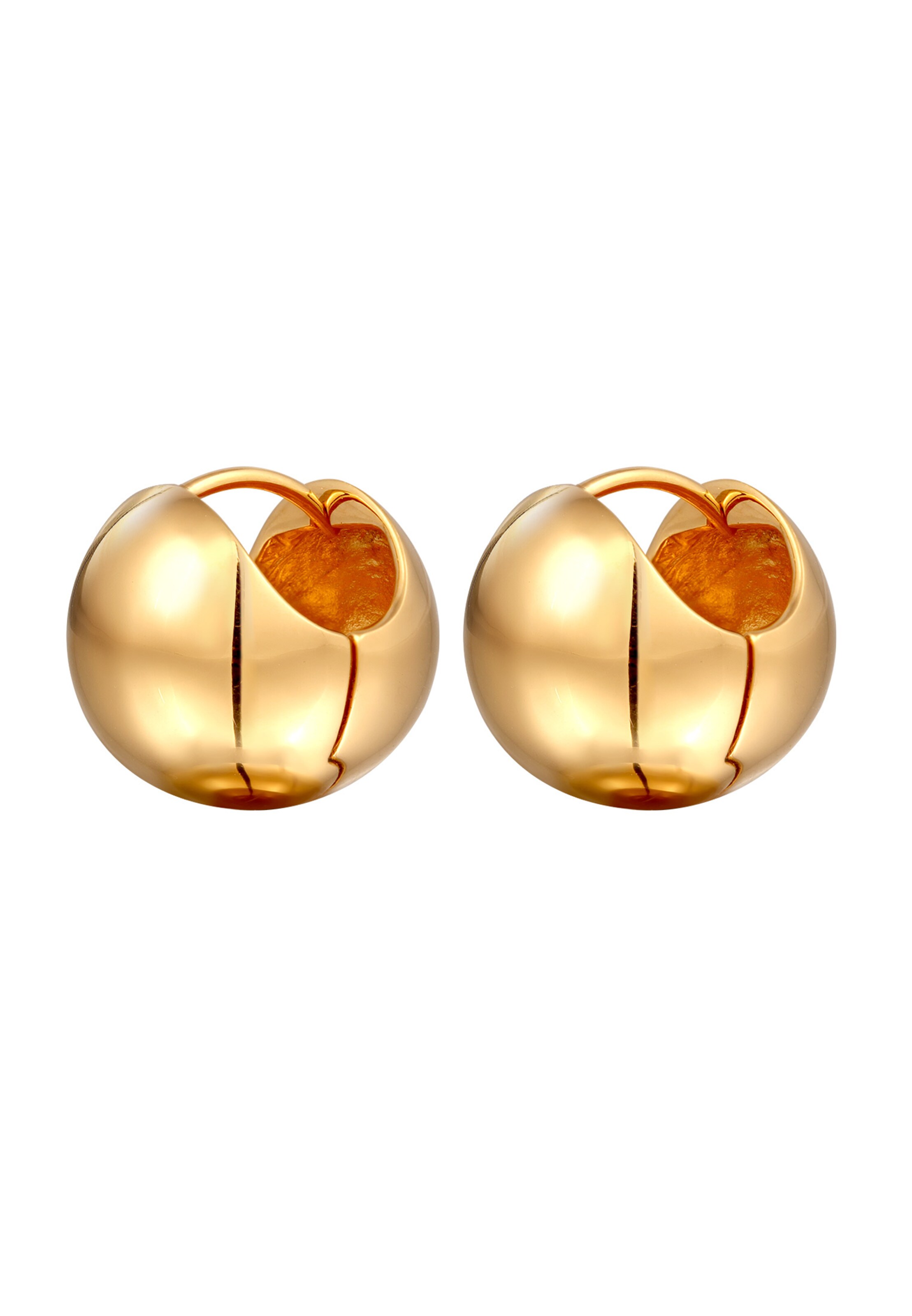 Boucles d'oreilles 'Creolen' ELLI PREMIUM en or : devant