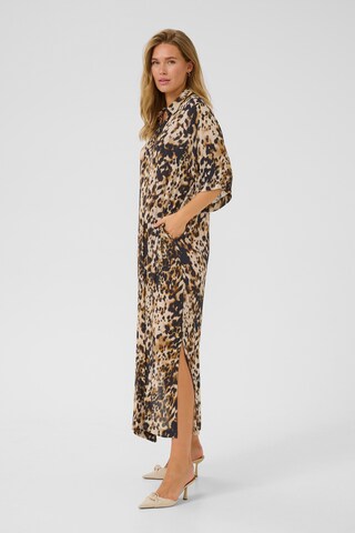 Robe-chemise 'KAthora Amber' Kaffe en marron
