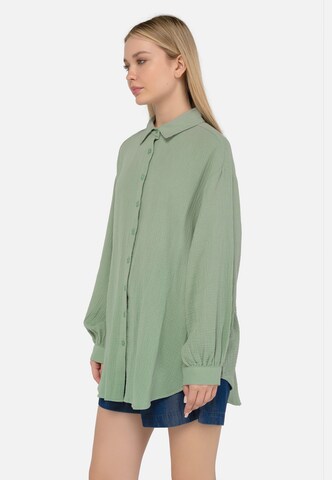 FRESHLIONS Regular fit Blouse 'Honari' in Green